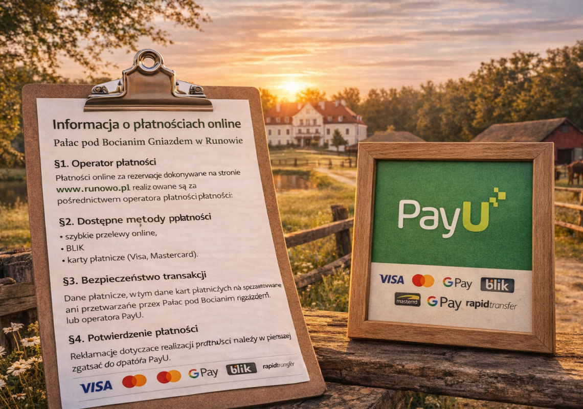 Informacja o płatnościach online